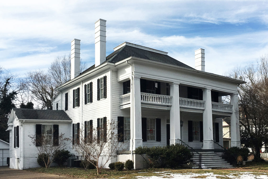 old white building named richardson-pool-glover house